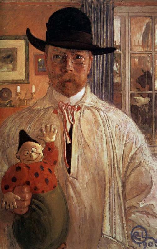 Carl Olaf Larsson Self-Portrait France oil painting art